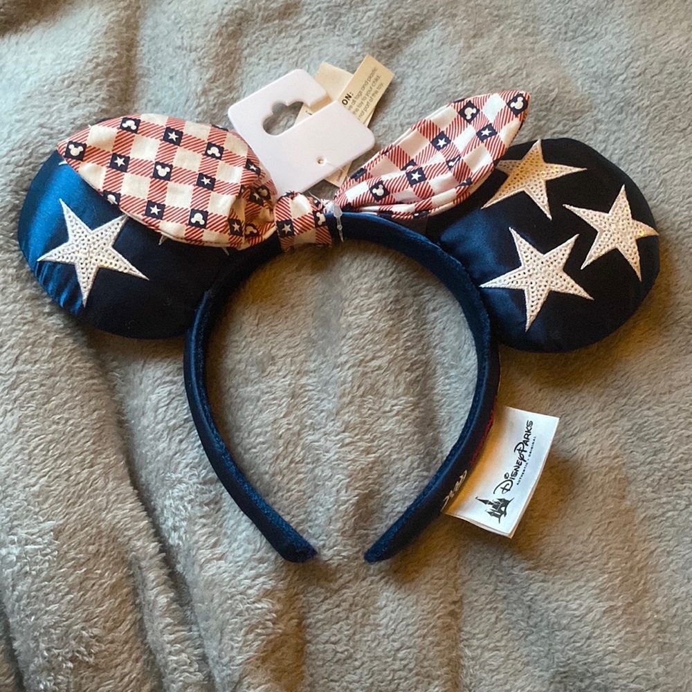 NWT DISNEY MINNIE EARS ALL AMERICAN GIRL